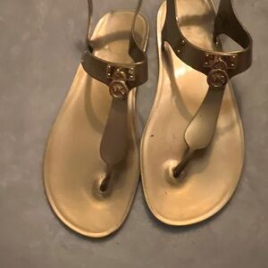 Michael Kors rubber Gold Women's Sandals